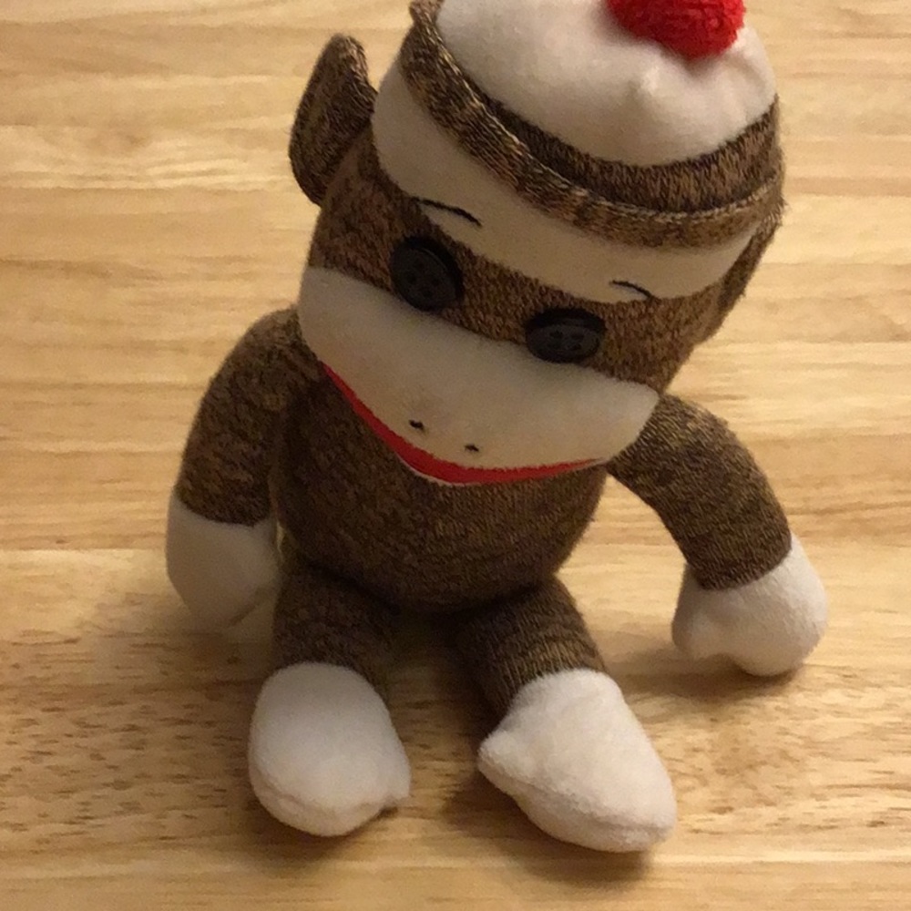 ☘️2 for $10 Sale☘️TY Inc, 2012 Socks the Monkey , gently used toy